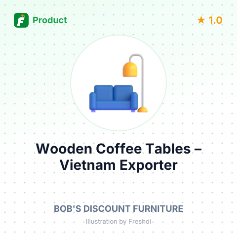 Wooden Coffee Tables – summary card, no photo uploaded yet