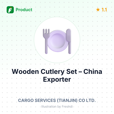 Wooden Cutlery Set – summary card, no photo uploaded yet