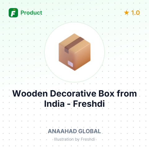 Wooden Decorative Box – summary card, no photo uploaded yet