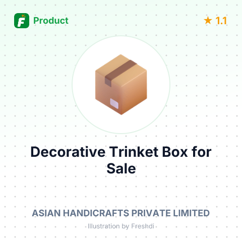 Wooden Decorative Trinket Box – summary card, no photo uploaded yet