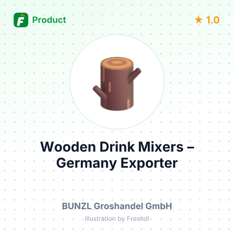 Wooden Drink Mixers – summary card, no photo uploaded yet
