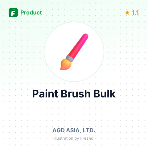 Wooden Handle Mango Paint Brush – summary card, no photo uploaded yet