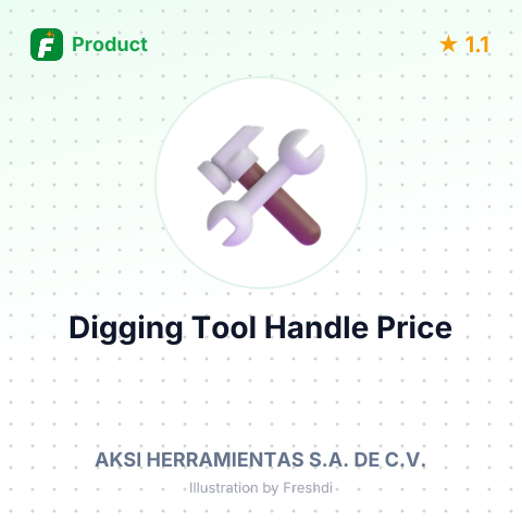Wooden Handle for Digging Tool – summary card, no photo uploaded yet