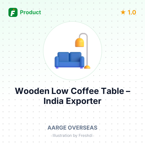 Wooden Low Coffee Table – summary card, no photo uploaded yet