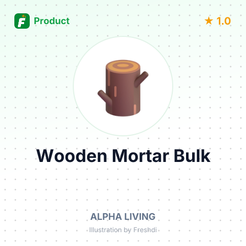 Wooden Pastel & Mortar – summary card, no photo uploaded yet