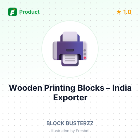 Wooden Printing Blocks – summary card, no photo uploaded yet