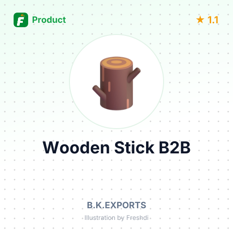 Wooden Stick Made of Mango Wood – summary card, no photo uploaded yet
