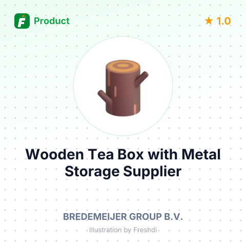 Wooden Tea Box with Metal Storage – summary card, no photo uploaded yet