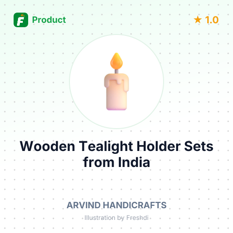 Wooden Tealight Holder Sets – summary card, no photo uploaded yet