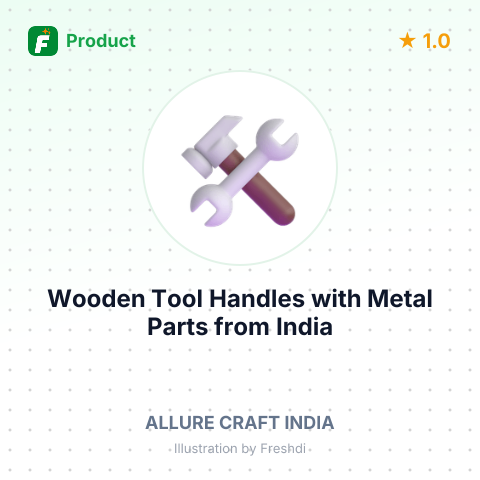 Wooden Tool Handles with Metal Parts – summary card, no photo uploaded yet
