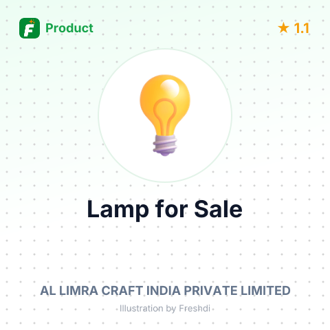 Wooden and Metal Lamp with Shade – summary card, no photo uploaded yet