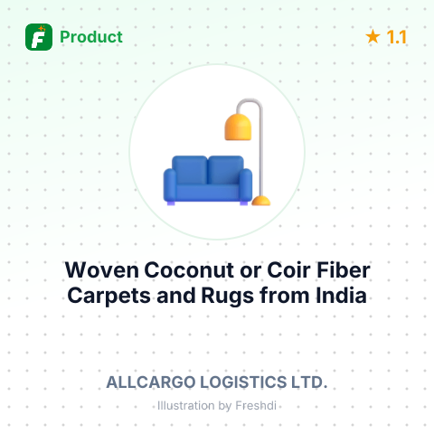 Woven Coconut or Coir Fiber Carpets and Rugs – summary card, no photo uploaded yet