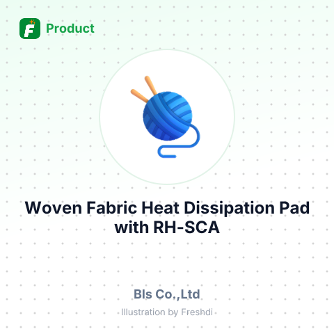 Woven Fabric Heat Dissipation Pad with RH-SCA 250NL Adhesive – summary card, no photo uploaded yet