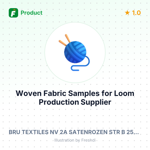 Woven Fabric Samples for Loom Production – summary card, no photo uploaded yet