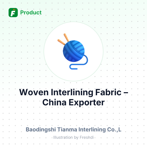 Woven Interlining Fabric – summary card, no photo uploaded yet