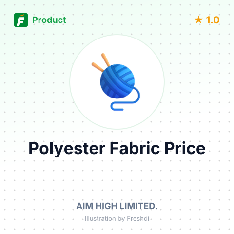 Woven Polyester Fabric with Peach Paper Print – summary card, no photo uploaded yet