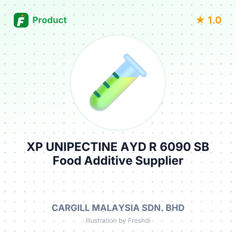 XP UNIPECTINE AYD R 6090 SB Food Additive – summary card, no photo uploaded yet