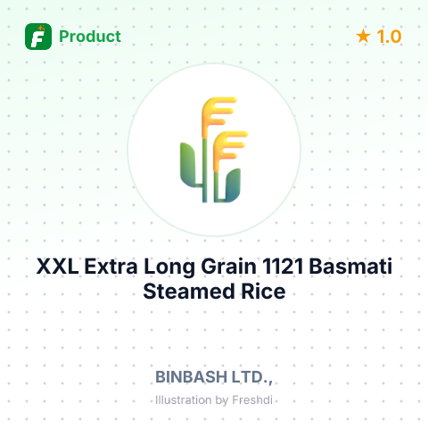 XXL Extra Long Grain 1121 Basmati Steamed Rice – summary card, no photo uploaded yet