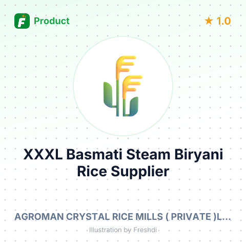 XXXL Basmati Steam Biryani Rice – summary card, no photo uploaded yet