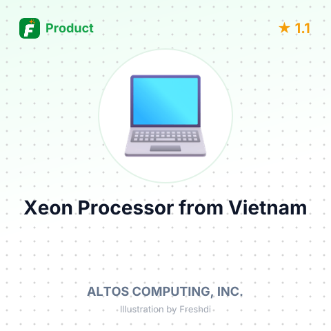 Xeon Processor – summary card, no photo uploaded yet