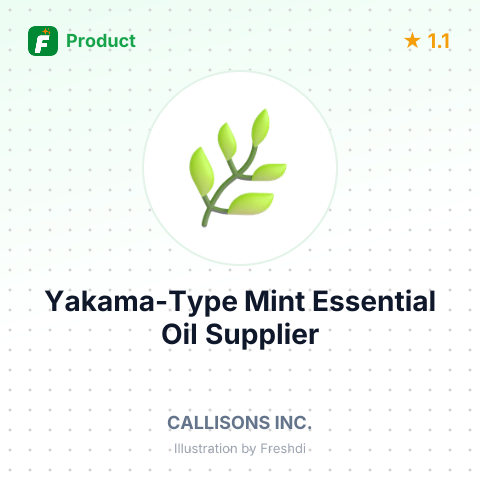 Yakama-Type Mint Essential Oil – summary card, no photo uploaded yet