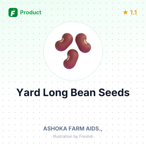 Yard Long Bean Seeds – summary card, no photo uploaded yet