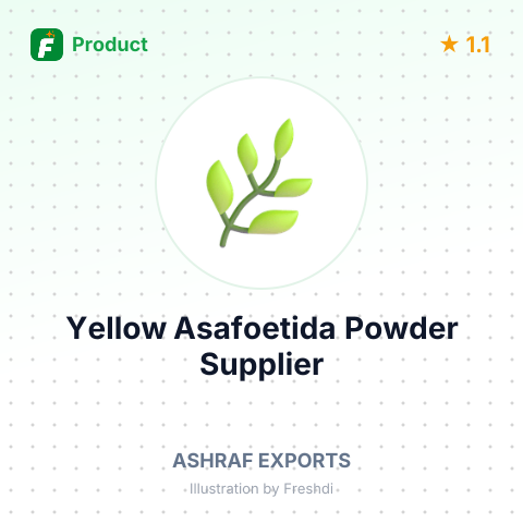 Yellow Asafoetida Powder – summary card, no photo uploaded yet