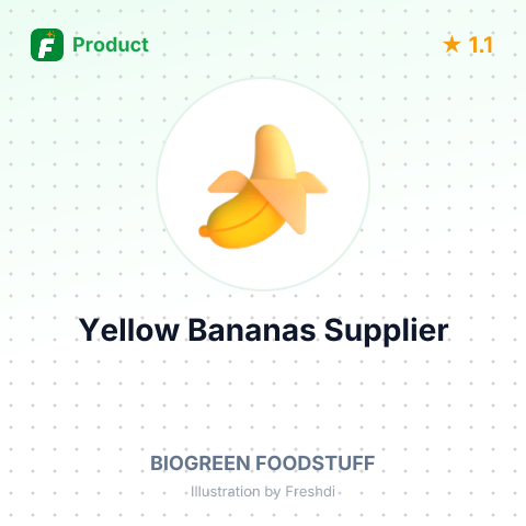 Yellow Bananas – product summary card, no photo uploaded yet