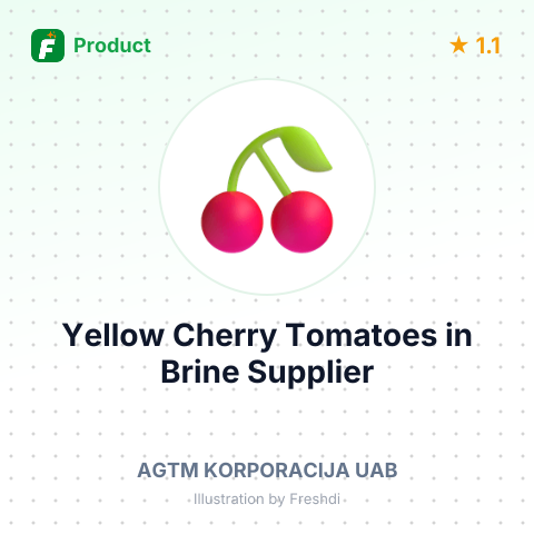 Yellow Cherry Tomatoes in Brine – summary card, no photo uploaded yet