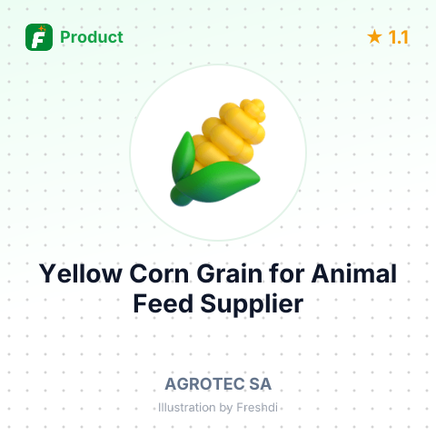 Yellow Corn Grain for Animal Feed – summary card, no photo uploaded yet