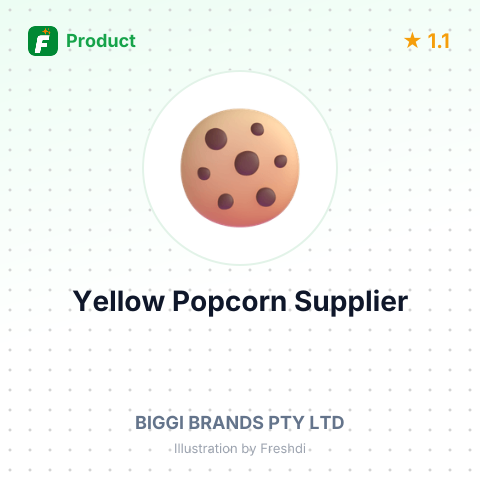 Yellow Popcorn – summary card, no photo uploaded yet