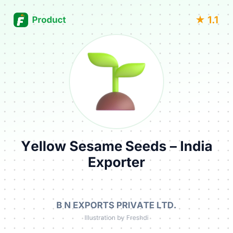 Yellow Sesame Seeds – summary card, no photo uploaded yet