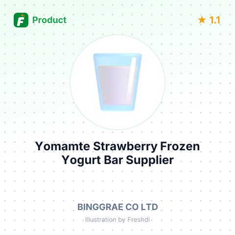 Yomamte Strawberry Frozen Yogurt Bar – summary card, no photo uploaded yet