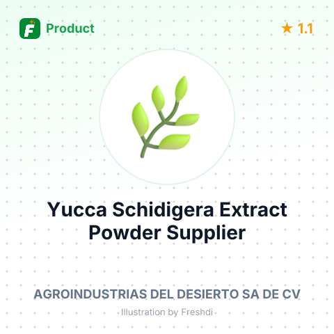 Yucca Schidigera Extract Powder – summary card, no photo uploaded yet