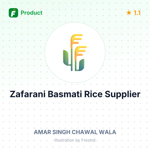 Zafarani Basmati Rice – summary card, no photo uploaded yet