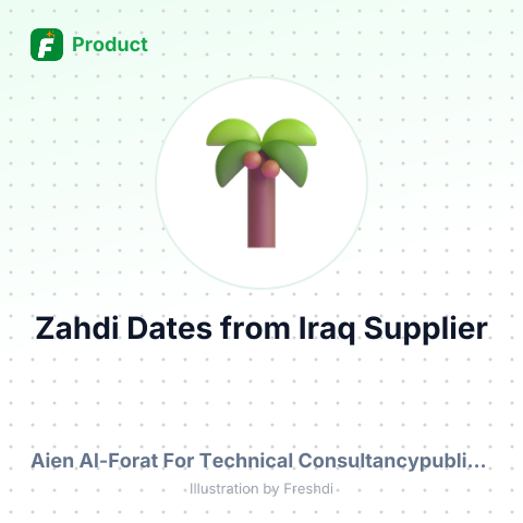 Zahdi Dates from Iraq – summary card, no photo uploaded yet