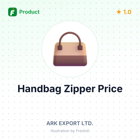 Zipper for Handbag Handle #3 – summary card, no photo uploaded yet