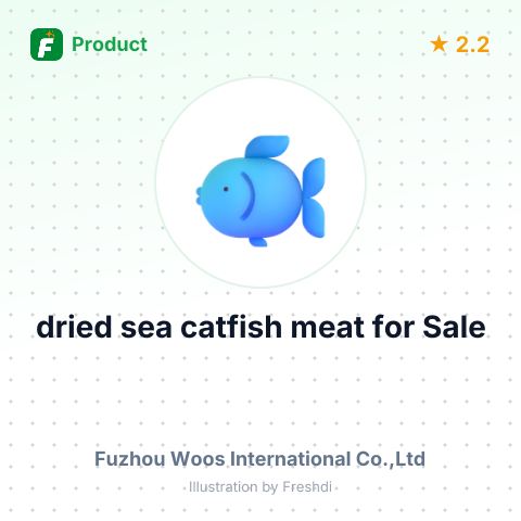 dried sea catfish meat – summary card, no photo uploaded yet