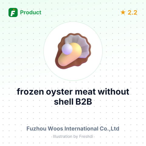 frozen oyster meat without shell – summary card, no photo uploaded yet