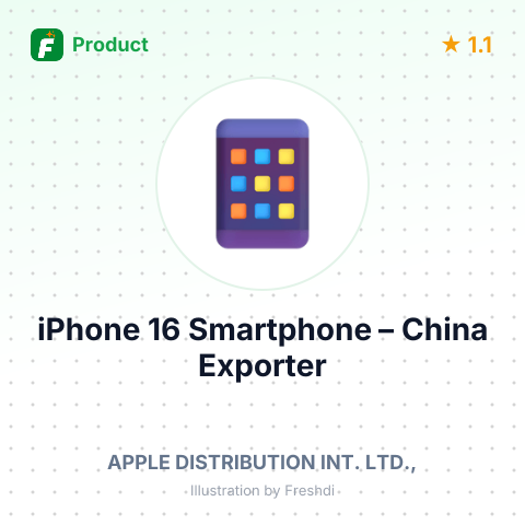 iPhone 16 Smartphone (ROW) – summary card, no photo uploaded yet