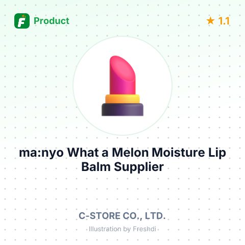ma:nyo What a Melon Moisture Lip Balm – summary card, no photo uploaded yet