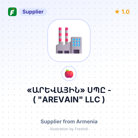 «ԱՐԵՎԱՅԻՆ» ՍՊԸ - ( "AREVAIN" LLC ) – summary card, no photo uploaded yet