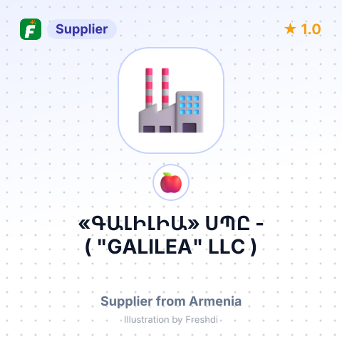«ԳԱԼԻԼԻԱ» ՍՊԸ - ( "GALILEA" LLC ) – summary card, no photo uploaded yet