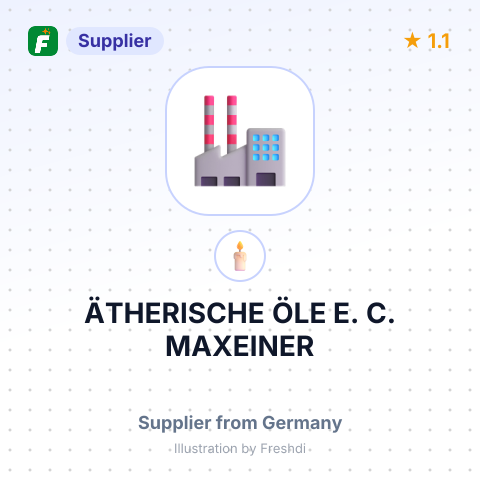 ÄTHERISCHE ÖLE E. C. MAXEINER – summary card, no photo uploaded yet
