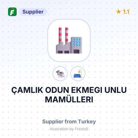 ÇAMLIK ODUN EKMEGI UNLU MAMÜLLERI – summary card, no photo uploaded yet