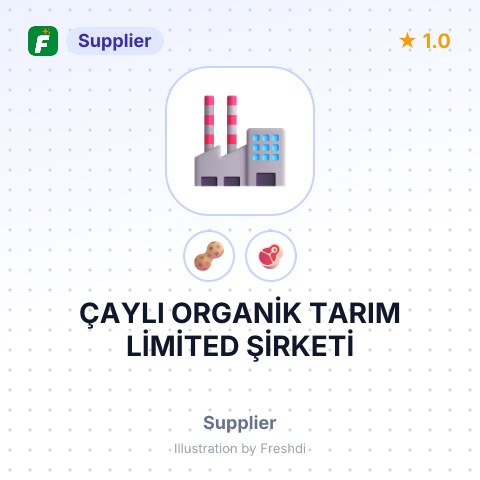 ÇAYLI ORGANİK TARIM LİMİTED ŞİRKETİ – summary card, no photo uploaded yet