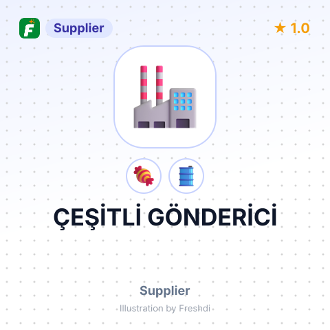 ÇEŞİTLİ GÖNDERİCİ – summary card, no photo uploaded yet