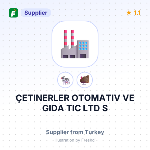 ÇETINERLER OTOMATIV VE GIDA TIC LTD S – summary card, no photo uploaded yet