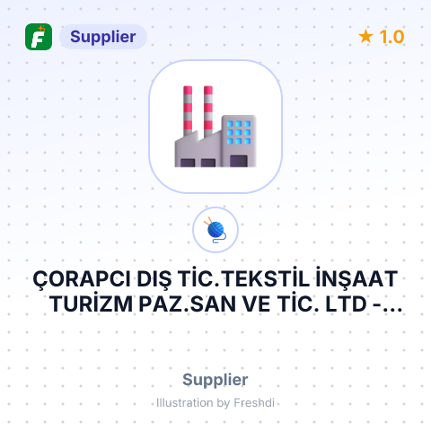 ÇORAPCI DIŞ TİC.TEKSTİL İNŞAAT TURİZM PAZ.SAN VE TİC. LTD – summary card, no photo uploaded yet