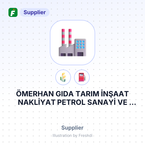 ÖMERHAN GIDA TARIM İNŞAAT NAKLİYAT PETROL SANAYİ VE TİCARET LİMİTED ŞİRKETİ – summary card, no photo uploaded yet